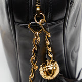 Chanel Triple CC Camera Bag Black Lambskin Gold