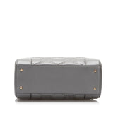 Gucci GG Handbag Grey Matelassé Leather