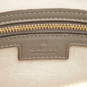 Gucci GG Handbag Grey Matelassé Leather