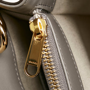 Gucci GG Handbag Grey Matelassé Leather