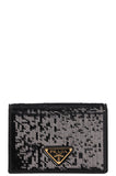 PRADA Cardholder Sequine Black