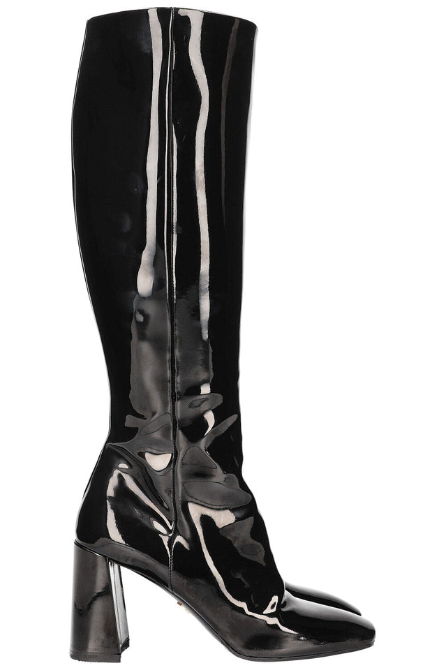 PRADA Boots Patent Black