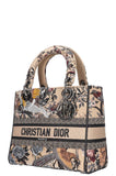 CHRISTIAN DIOR Medium D-Lite Bag Toile de Jouy Jardin d'Hiver Embroidery