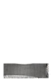 CHRISTIAN DIOR Houndstooth Book Tote Black & White