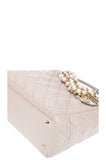 CHRISTIAN DIOR Lady Dior Bag Medium Cannage Grey