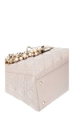 CHRISTIAN DIOR Lady Dior Bag Medium Cannage Grey