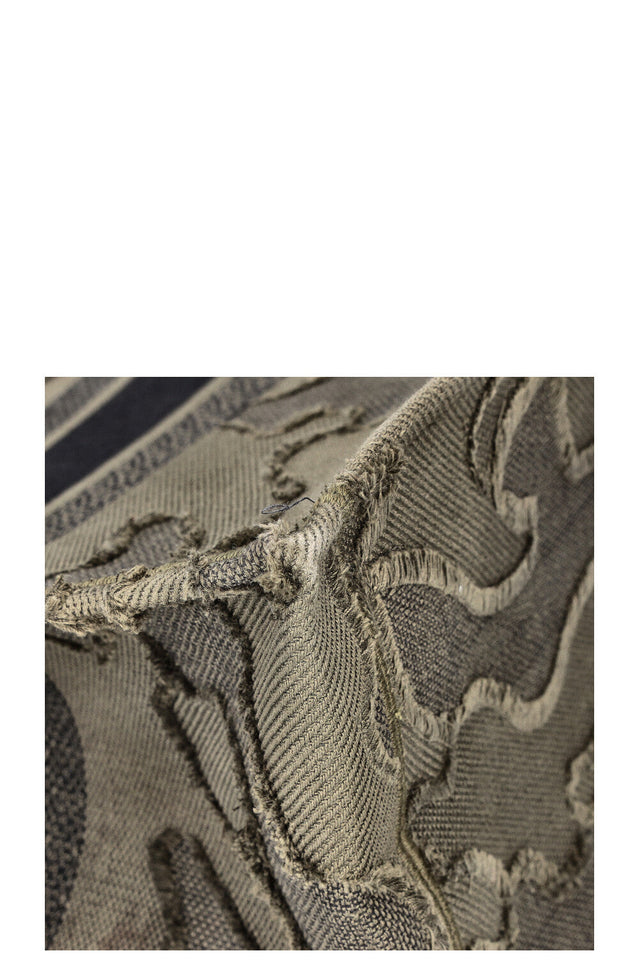 CHRISTIAN DIOR Large Book Tote Camouflage Embroidered Green