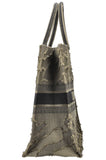 CHRISTIAN DIOR Large Book Tote Camouflage Embroidered Green