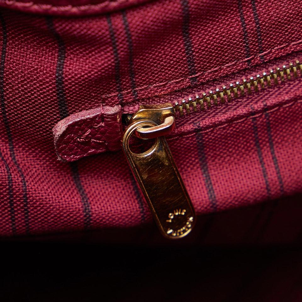 Red Louis Vuitton Monogram Empreinte Artsy MM Hobo Bag
