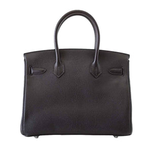 Hermes Birkin 30 Bag Black Chevre