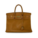 Pre owned Vintage Hermes Birkin B40 GHW Clemence Leather designer bag