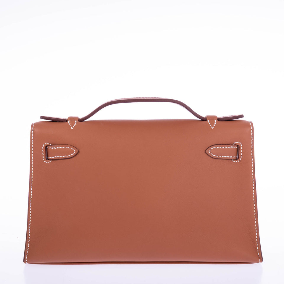 Hermès Kelly Mini Pochette Gold Swift Gold Hardware