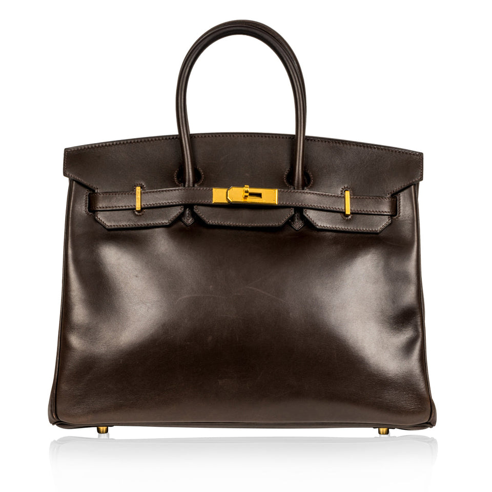 Birkin 35 - Brown Box Calf