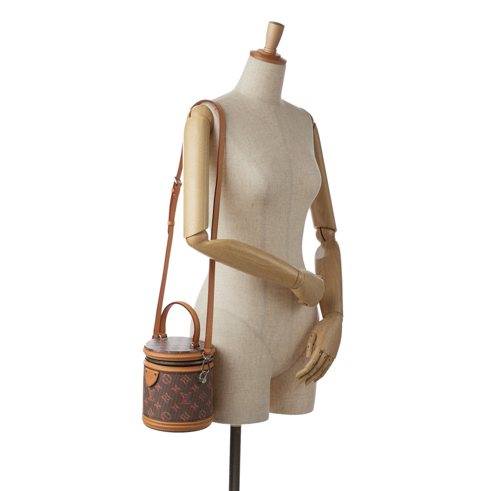 Blue Louis Vuitton Monogram LV Pop Cannes Vanity Bag