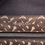 Brown Burberry Monogram Stripe E Tote Bag