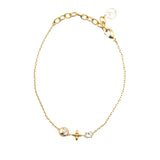 Gold Louis Vuitton Gold Plated Petit Louis Bracelet