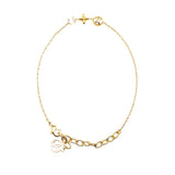 Gold Louis Vuitton Gold Plated Petit Louis Bracelet