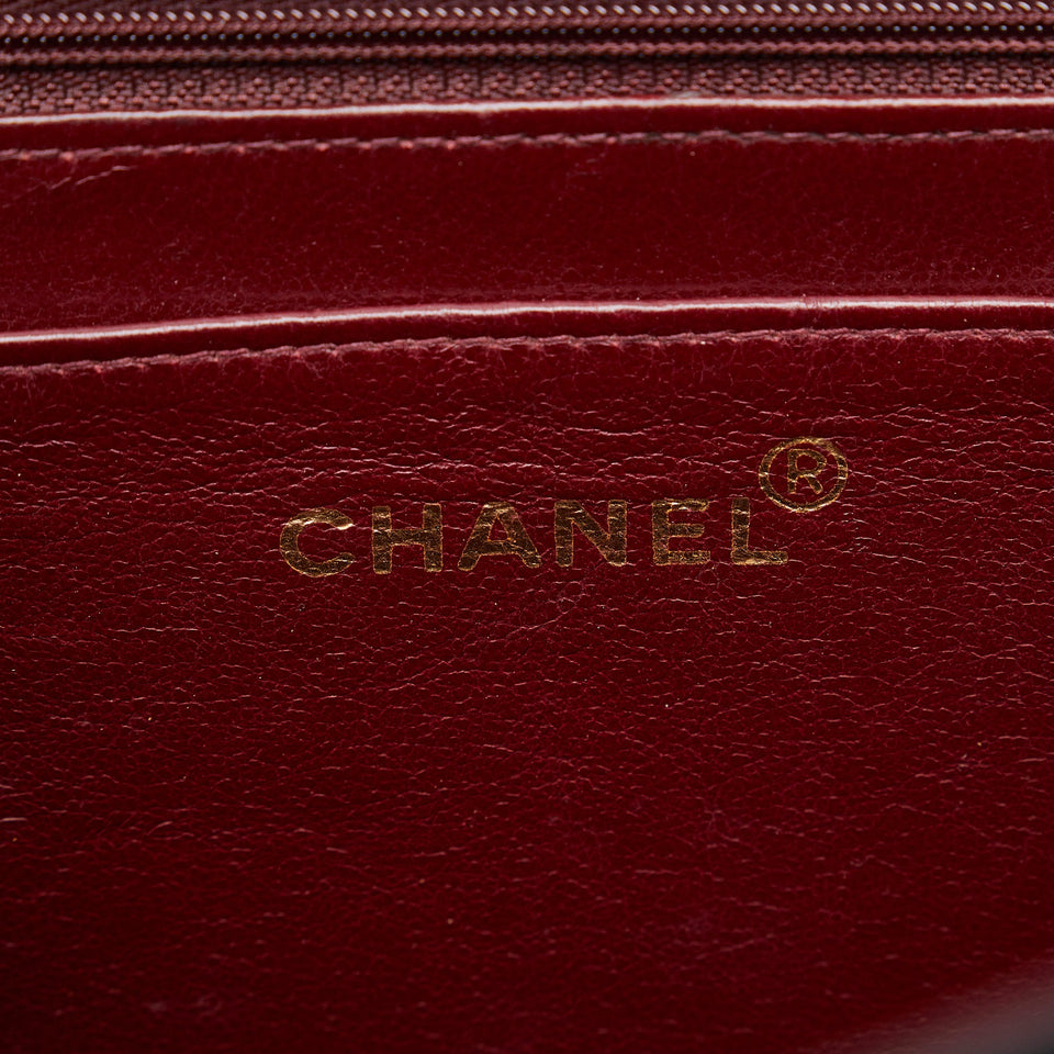 Chanel Classic Single Flap Jumbo Black Lambskin Gold