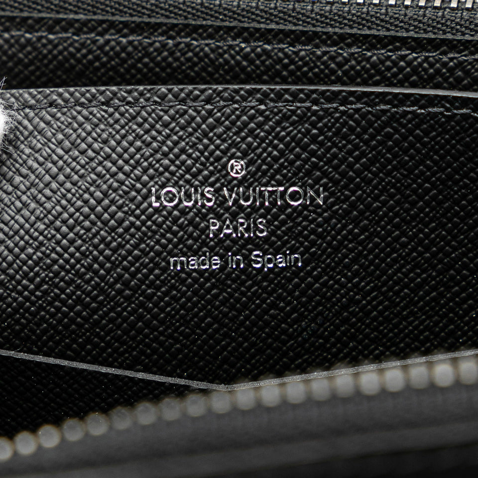 Black Louis Vuitton Monogram Eclipse Zippy XL Wallet