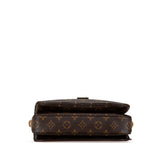 Brown Louis Vuitton Monogram Pochette Metis Satchel