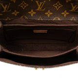 Brown Louis Vuitton Monogram Pochette Metis Satchel