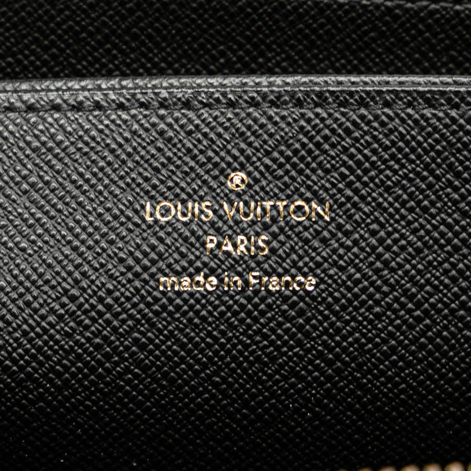 Brown Louis Vuitton Monogram Giant Reverse Zippy Wallet