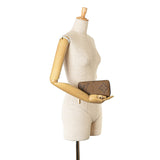 Brown Louis Vuitton Monogram Giant Reverse Zippy Wallet
