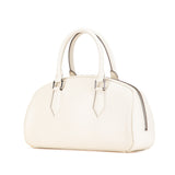 White Louis Vuitton Epi Jasmine Handbag