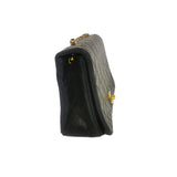 Chanel Full Flap Bag Small Black Lambskin Gold
