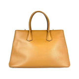 Prada Turnlock Twin Caramel Saffiano Cuir