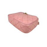 Chanel Camera Bag Small Pink Lambskin Gold