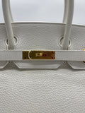 Hermes Birkin 30 White Togo Gold Hardware