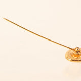 CHANEL Matelasse Stitch Cc Mark Brooch