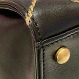 CHANEL 2004 Black Calfskin Wild Stitch Handbag