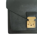 Louis Vuitton Monceau Black Epi Bag