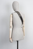 CHRISTIAN DIOR Mini Saddle Bag with Strap Black