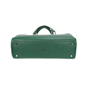 Gucci Zumi Handbag Dark Green Grained Leather