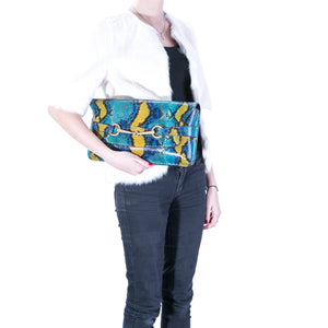 Bright Bit Python Clutch