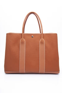 HERMES Fauve Gold Garden Party 49 Voyage Travel Bag