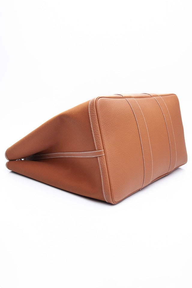 HERMES Fauve Gold Garden Party 49 Voyage Travel Bag