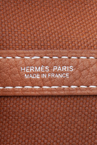 HERMES Fauve Gold Garden Party 49 Voyage Travel Bag