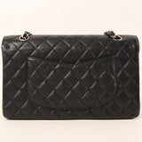 CHANEL Around 2000 Made Caviar Skin Classic Flap Chain Bag 25Cm Black