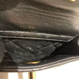 CHANEL * 1991-1994 DUMA Backpack Small Black Lambskin