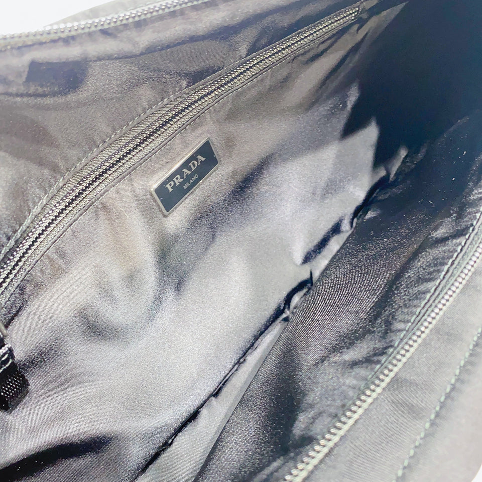 No.3745-Prada Nylon & Saffiano Leather Belt Bag