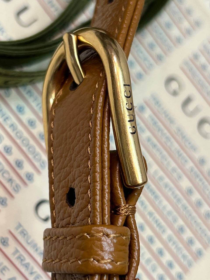 Gucci Aphrodite large shoulder bag brown