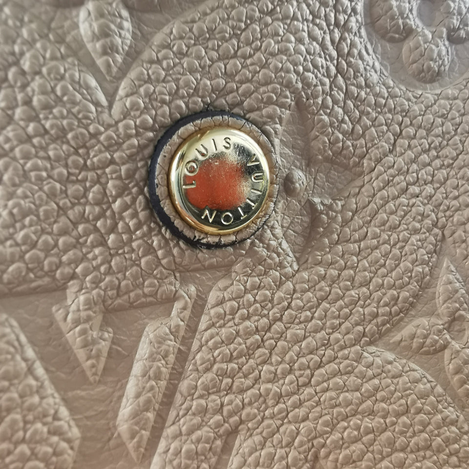 Louis Vuitton Montaigne Beige Monogram Empreinte
