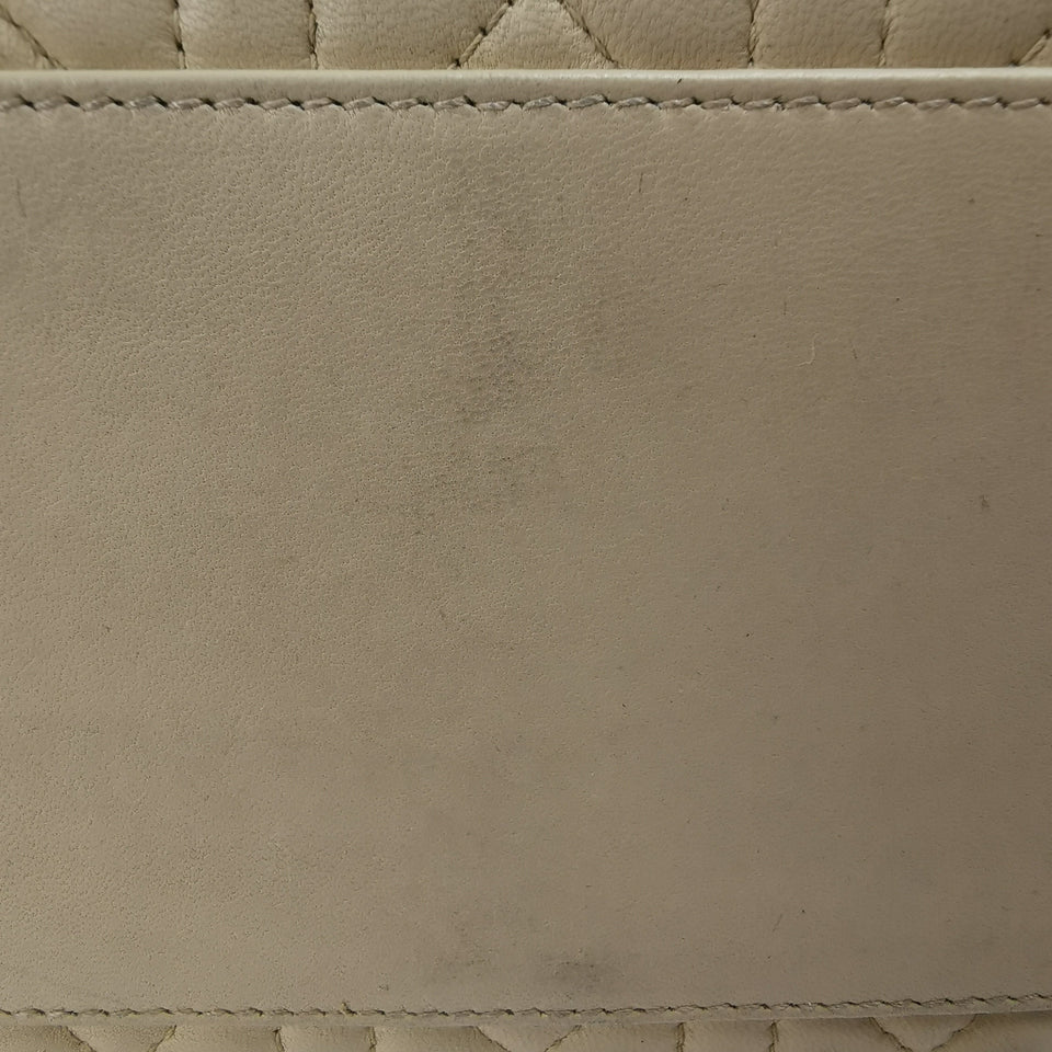 Dior Lady Dior Medium Beige Cannage Lambskin Gold