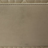 Dior Lady Dior Medium Beige Cannage Lambskin Gold
