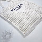 No.3384-Prada Raffia Tote Bag (Unused / 未使用品)