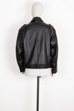 PRADA Biker Jacket Leather Black
